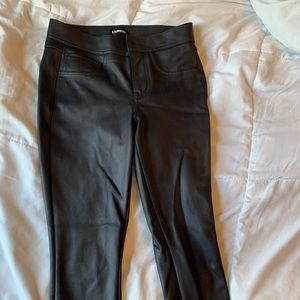 Express leather skinny pants size 00